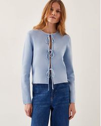 Monsoon - Tula Tie Cardigan - Lyst
