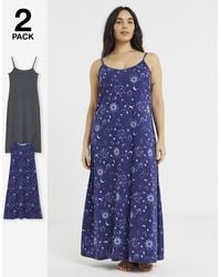 Pretty Secrets - 2 Pack Maxi Nighties - Lyst