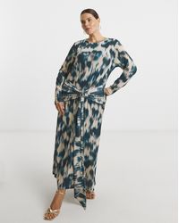 Simply Be - Mesh Buckle Detail Midi Dress - Lyst