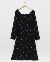 Simply Be - Star Embroidered Midi Dress - Lyst