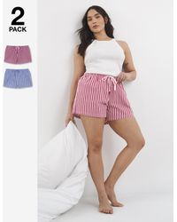 Pretty Secrets - 2 Pack Pyjama Shorts - Lyst