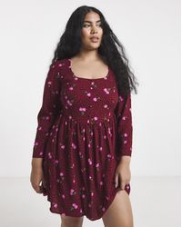 Simply Be - Historic Detail Skater Dress - Lyst