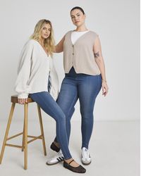 Simply Be - Seamed Skinny Jeggings - Lyst