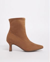 JD Williams - Kitten Heel Sock Boot E Fit - Lyst