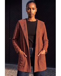 Roman - Roman Longline Hooded Cardigan - Lyst