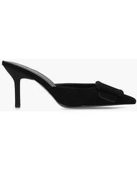 Daniel Footwear - Daniel Etta Buckle Trim Heeled Mules - Lyst
