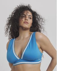 Figleaves - Frida Soft Plunge Bikini Top - Lyst