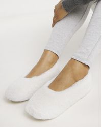 Simply Be - Fluffy Ballerina Slipper Wide - Lyst