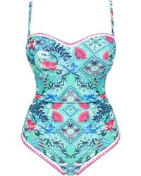 Figleaves - Frida Swimsuit Longer Length - Lyst