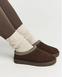 Simply Be - Embroidery Full Mule Slipper Wide - Lyst
