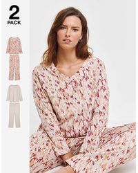 Pretty Secrets - Value 2 Pack Pj Set - Lyst