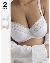 Pretty Secrets - 2 Pack Jane Full Cup Bras - Lyst