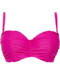 Figleaves - Figleaves Fiji Ruched Detail Bikini Top - Lyst