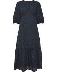 Joanna Hope - Burnout Bubble Sleeve Dress - Lyst
