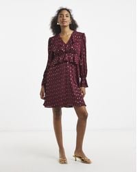 Flounce London - Ruffle Mini Dress - Lyst