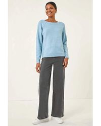 Roman - Roman Ribbon Bow Tie Back Jumper - Lyst