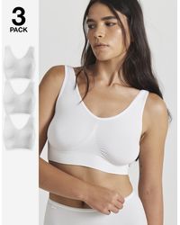 Pretty Secrets - 3 Pack Comfort Tops Fits Up To D - Lyst
