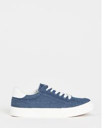 Simply Be - Classic Lace Up Trainer Wide - Lyst