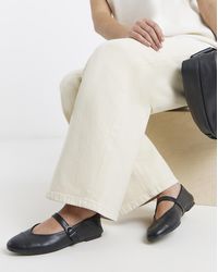 Heavenly Soles - Toe Cap Mary Janes Ex Wide - Lyst