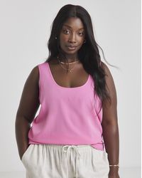 Simply Be - Lightweight Scoop Neck Vest Top - Lyst