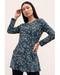 Roman - Roman Floral Puff Print Longline Top - Lyst