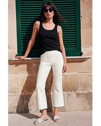 Roman - Roman Cropped Stretch Flared Trouser - Lyst