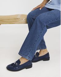 Simply Be - Brogue Tassle Loafer Extra Wide - Lyst