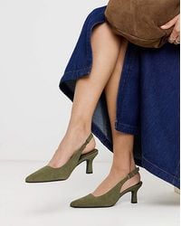 JD Williams - Pointed Toe Slingback Heels Wide - Lyst