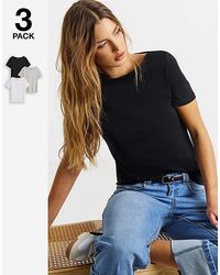 Simply Be - 3 Pack Slash Neck Tops - Lyst