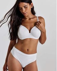 Pretty Secrets - Seamfree Lace Back Brazilian Briefs - Lyst