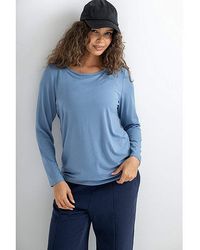 Pour Moi - Off Duty Long Sleeve Yoga Top - Lyst
