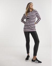 Simply Be - Long Sleeve Longline Oversized Tee - Lyst