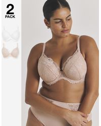 Pretty Secrets - 2 Pack Ella Padded Plunge Bras - Lyst