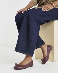 Simply Be - Classic Ballerina Bow Shoe Extra Wide - Lyst