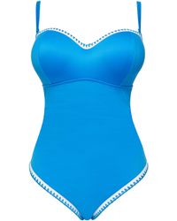 Figleaves - Frida Bandeau Swimsuit - Lyst