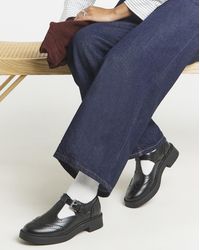 Simply Be - T Bar Brogue Mary Jane Extra Wide - Lyst