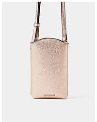 Accessorize - Metallic Pouch Phone Bag - Lyst