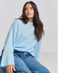 Simply Be - Crew Neck Knitted Jumper - Lyst