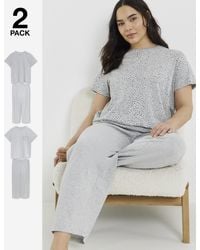 Pretty Secrets - Value 2 Pack Pyjamas - Lyst