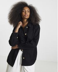 Simply Be - Utility Button Through Jacket - Lyst