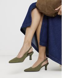 JD Williams - Pointed Toe Slingback Heels Ex Wide - Lyst