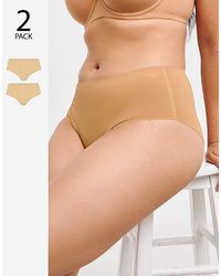 Sloggi - (2 Pack) Zero One Midi Knickers - Lyst
