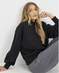 Simply Be - High Neck Sweatshirt - Lyst