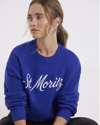 Simply Be - St Moritz Embroidered Sweatshirt - Lyst