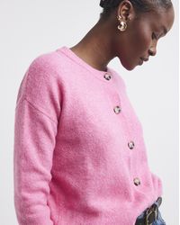 Simply Be - Crew Neck Cardigan - Lyst