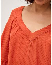 Monsoon - Kallie Dobby Blouse - Lyst