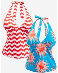Simply Be - 2 Pack Tankini Tops - Lyst