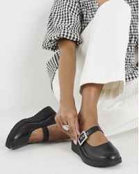 Simply Be - Wedged Buckle Mary Jane Extra Wide - Lyst