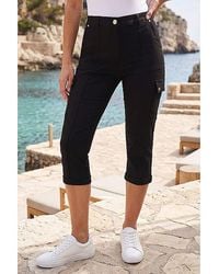 Roman - Roman Cropped Cargo Stretch Trouser - Lyst