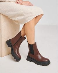 Simply Be - Chunky Chelsea Ankle Boots Ex Wide - Lyst